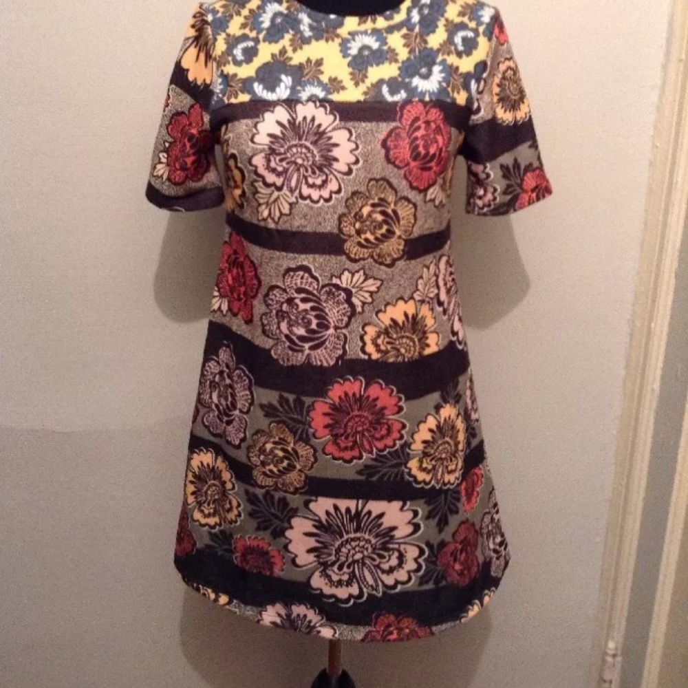 ZARA floral mini dress